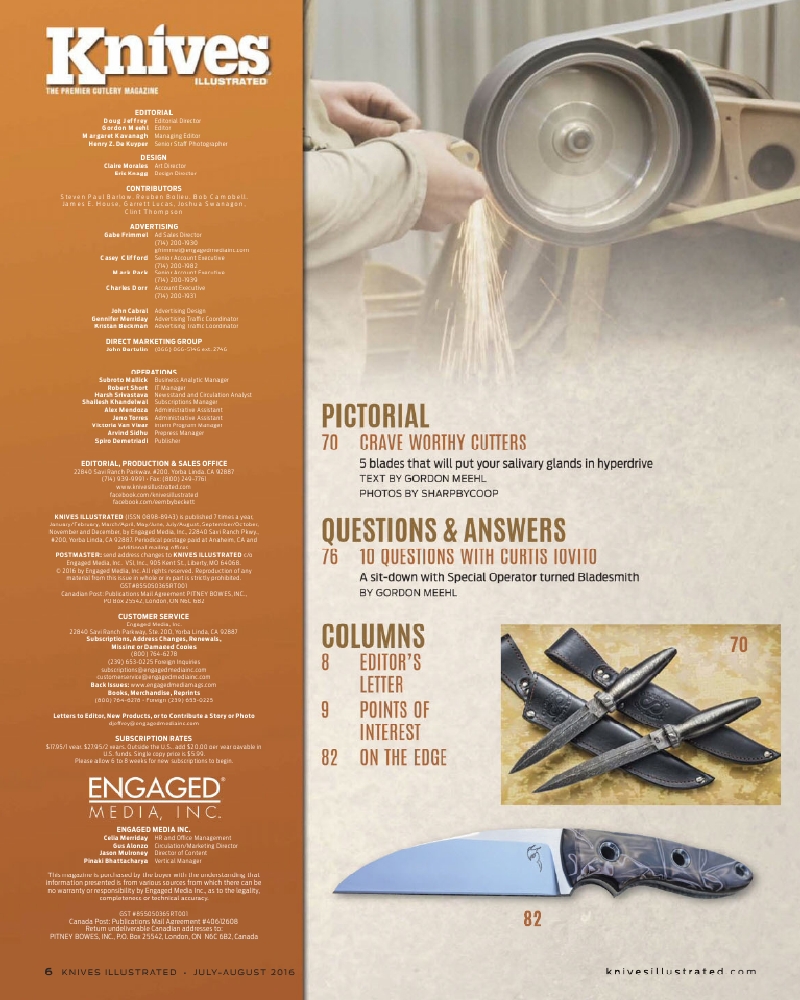 4. Knives Illustrated - July, August 2016