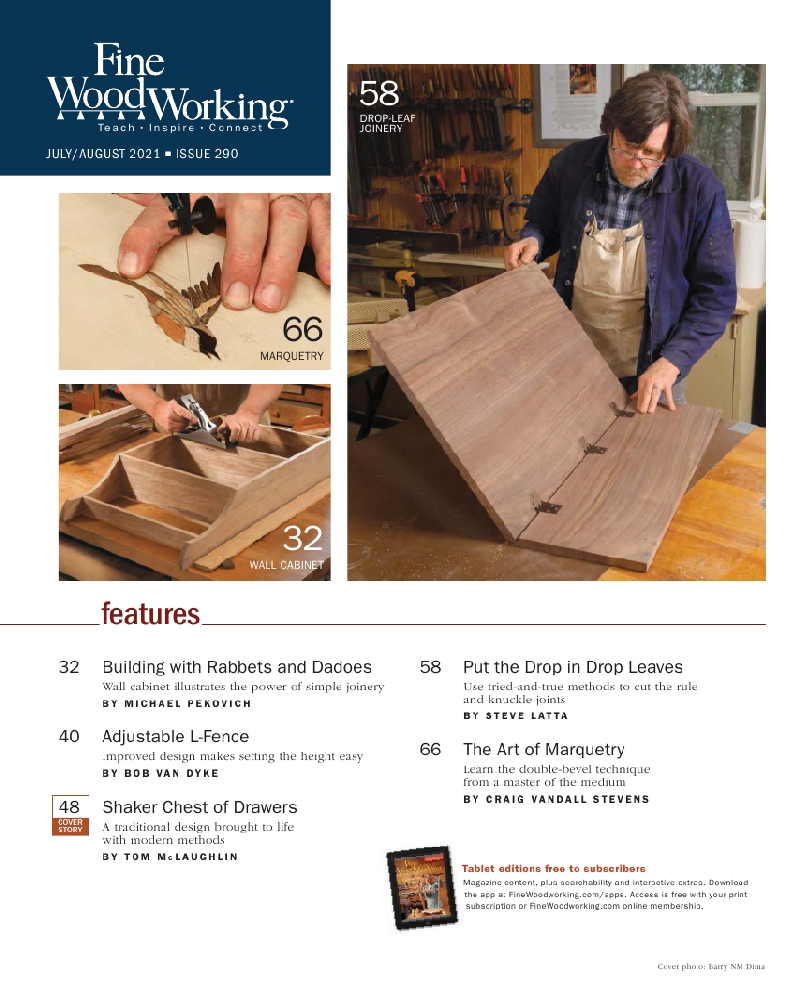 Fine.woodworking 290. 2021
