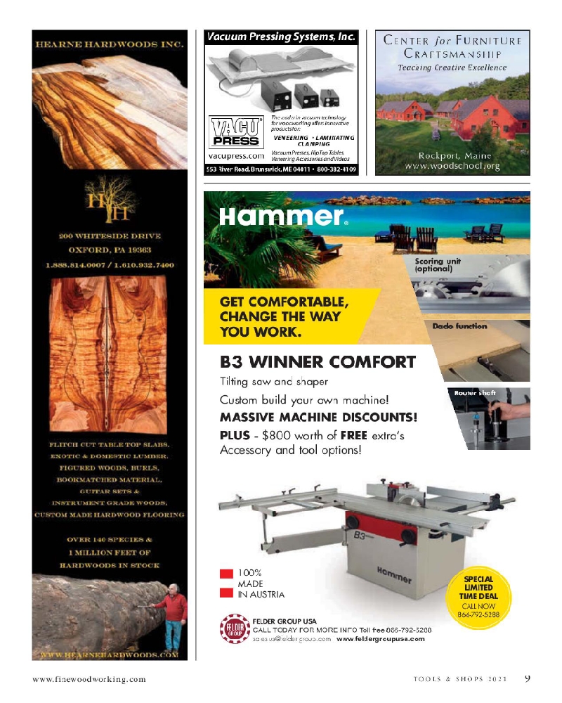 Fine woodworking  286 2021