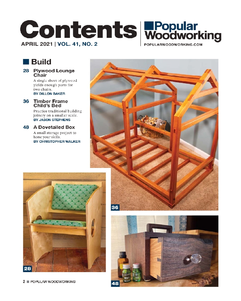 Popular woodworking 258  2021 04