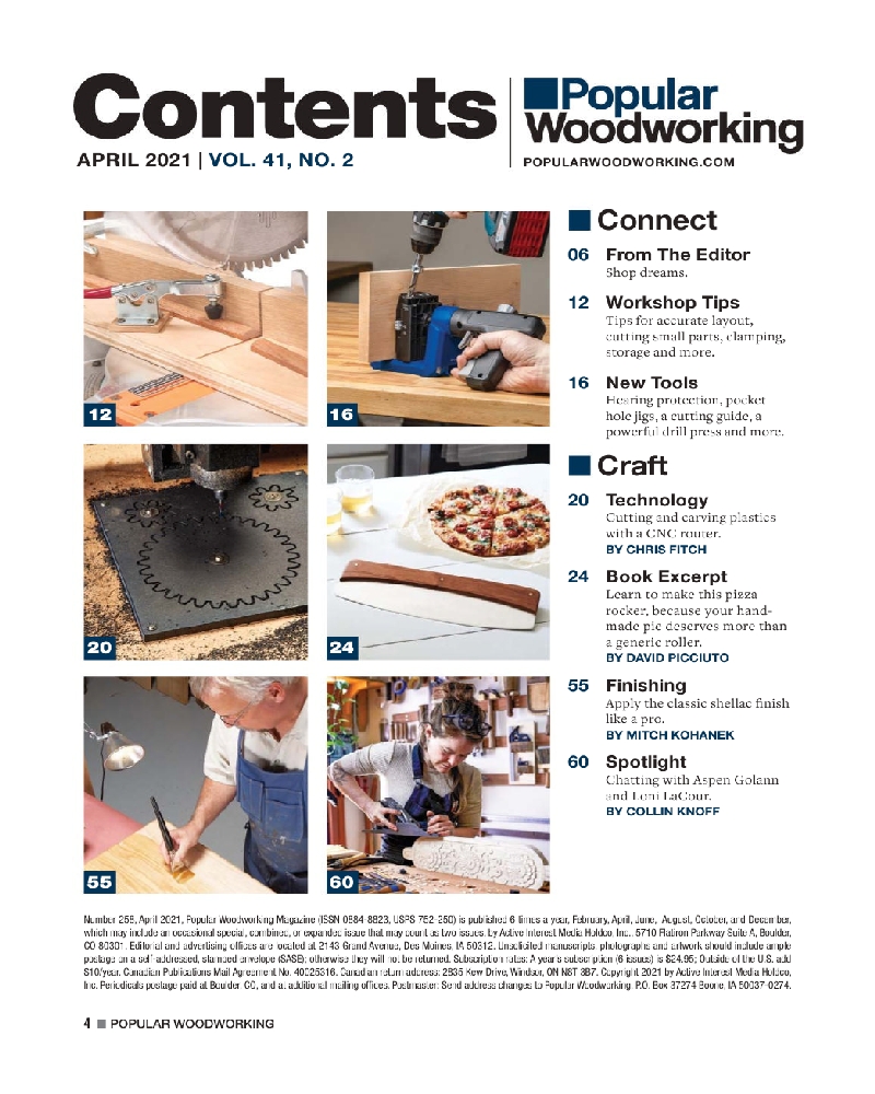 Popular woodworking 258  2021 04
