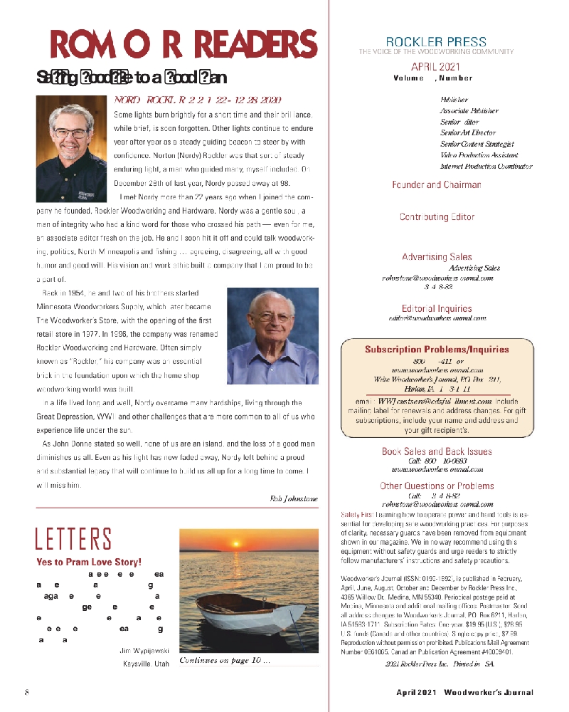 woodworker Journal 2021 04