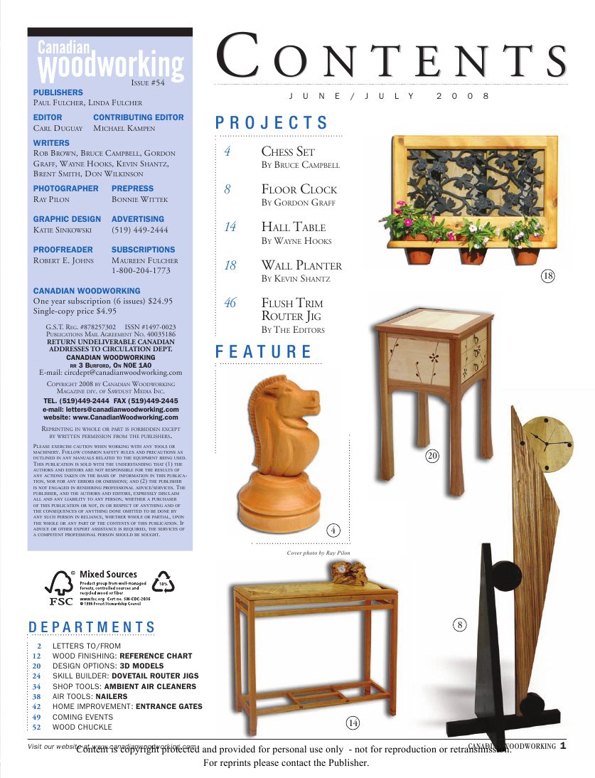 canadian woodworking第054期