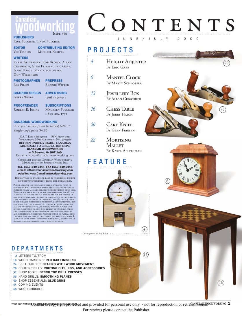 canadian woodworking第060期