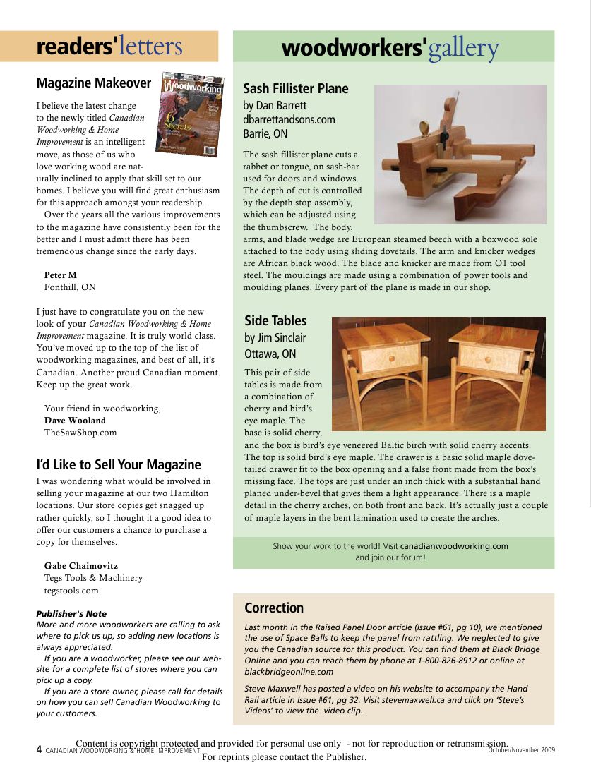 canadian woodworking第062期