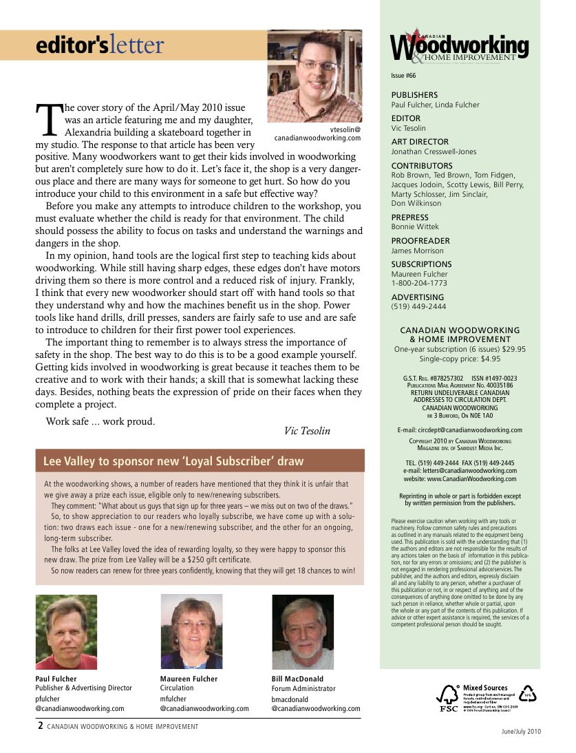 canadian woodworking第066期