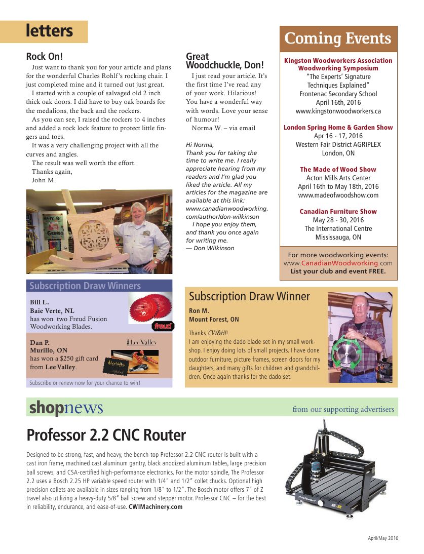 canadian woodworking第101期