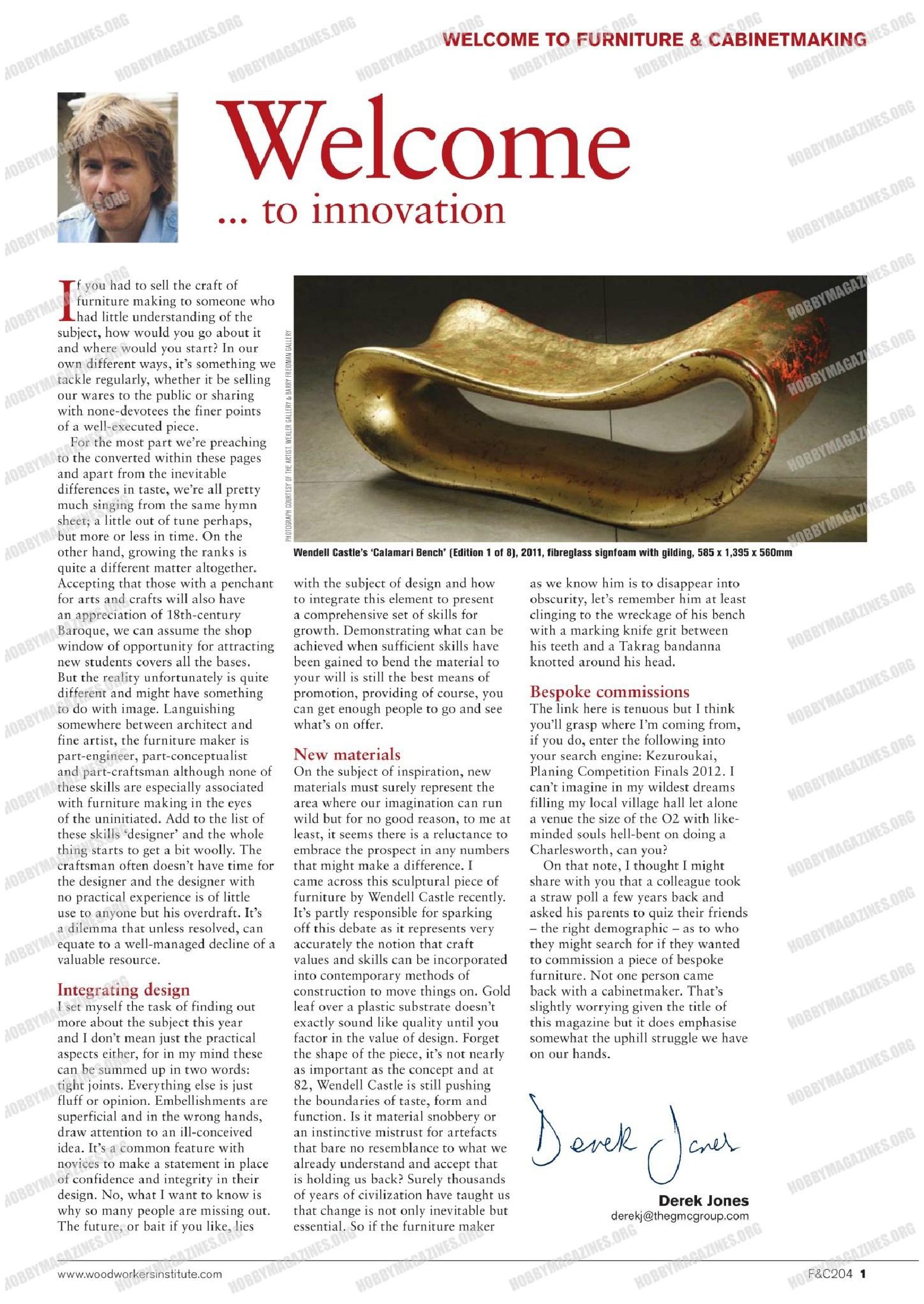 Furniture Cabinetmaking第204期