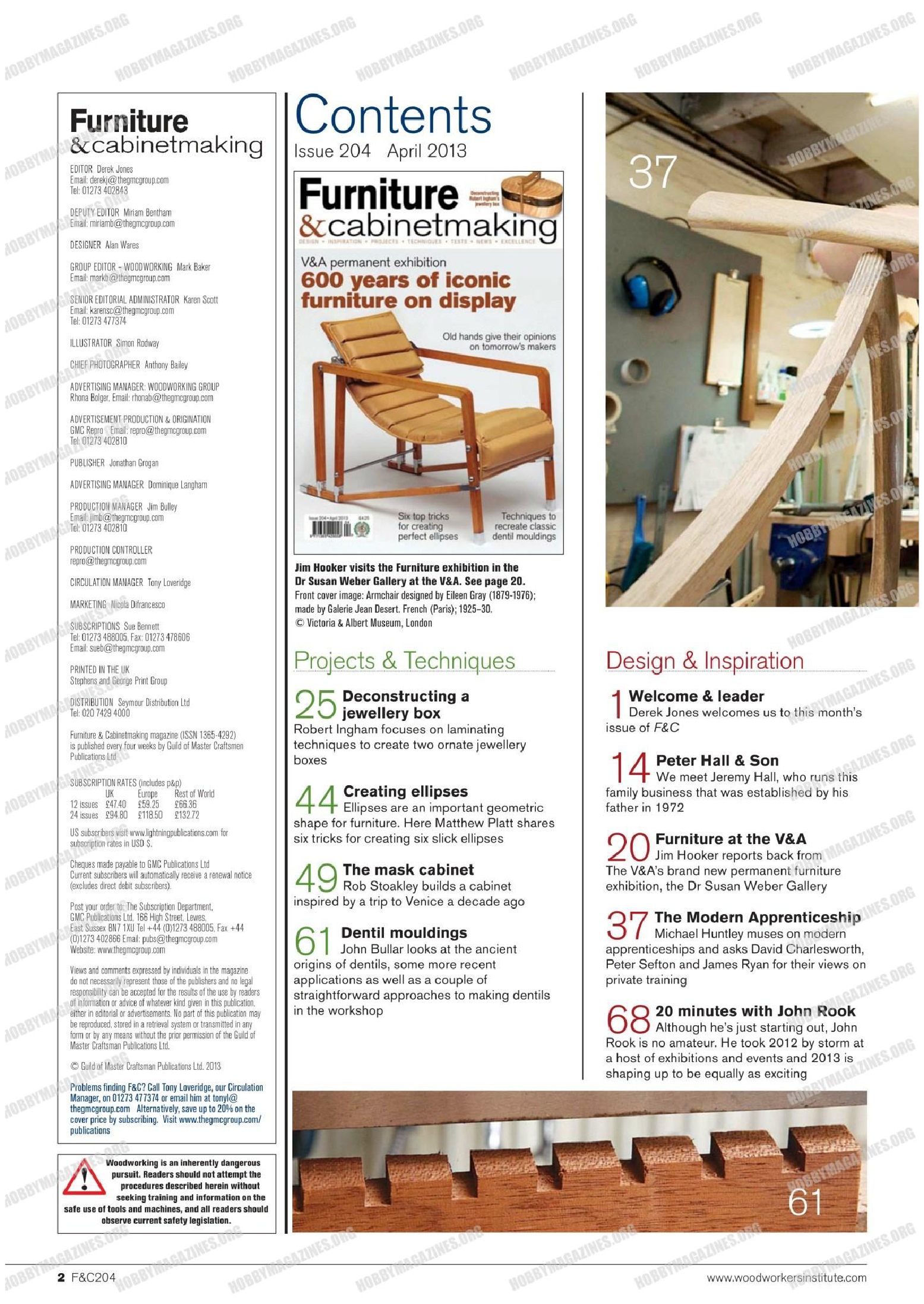 Furniture Cabinetmaking第204期