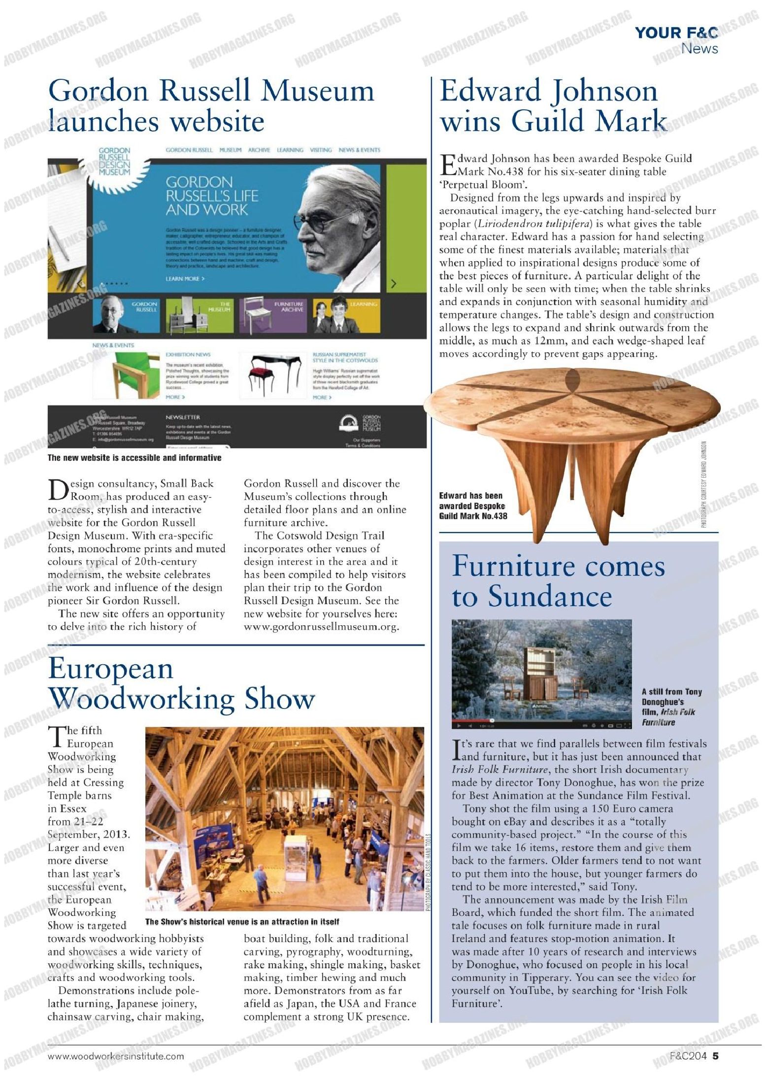 Furniture Cabinetmaking第204期