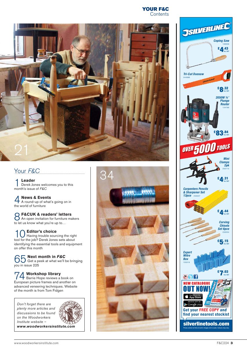 Furniture Cabinetmaking第224期