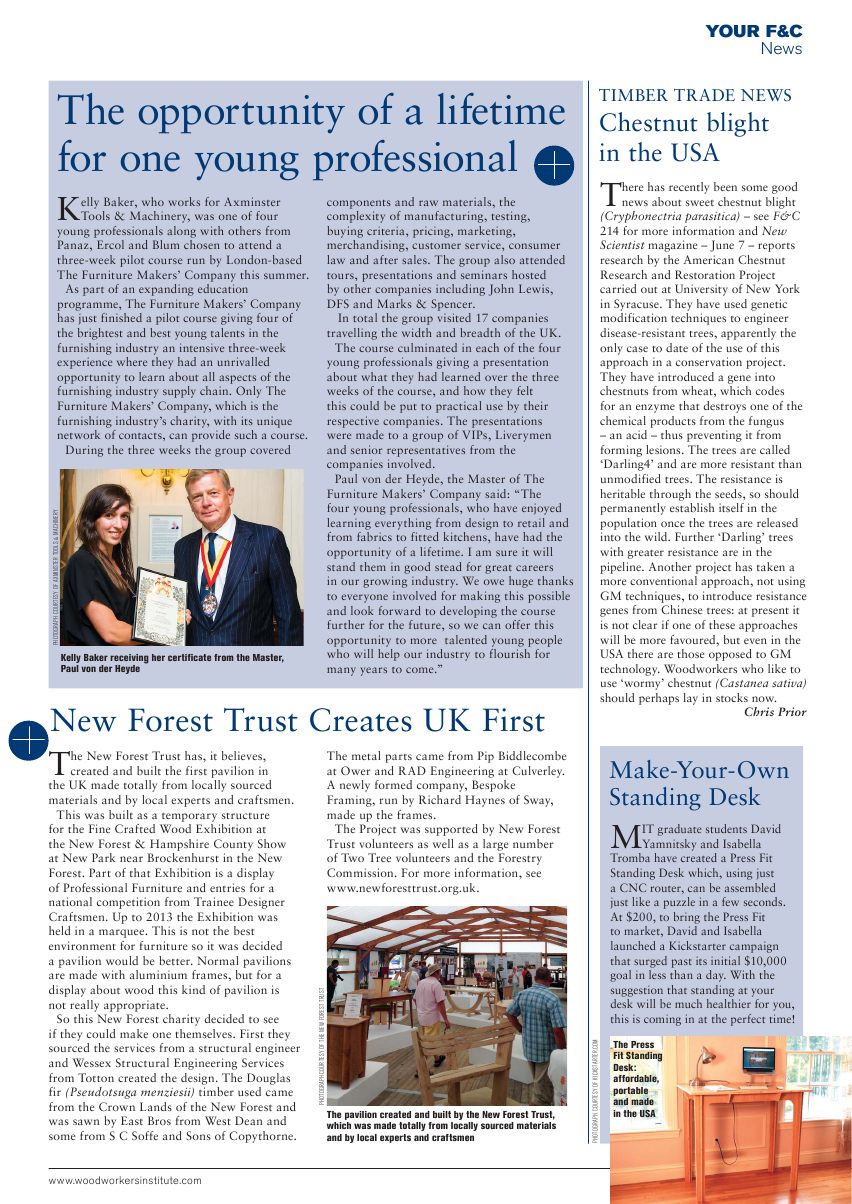 Furniture Cabinetmaking第224期