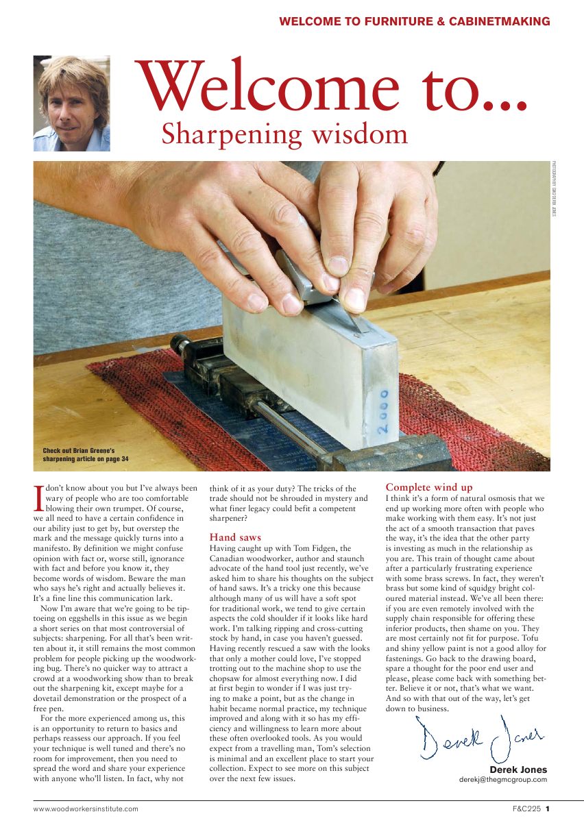 Furniture Cabinetmaking第225期