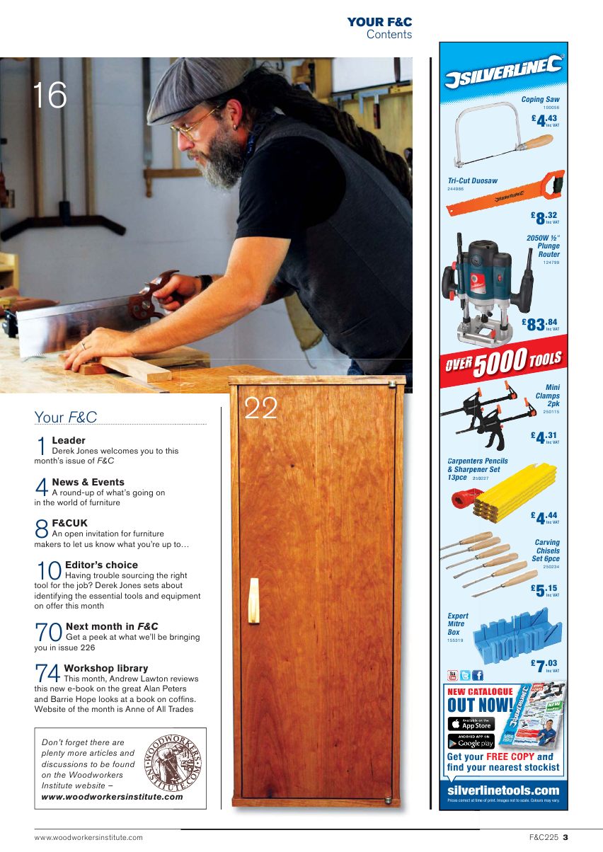 Furniture Cabinetmaking第225期