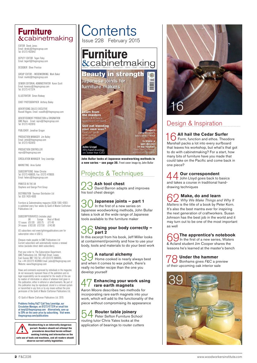 Furniture Cabinetmaking第228期