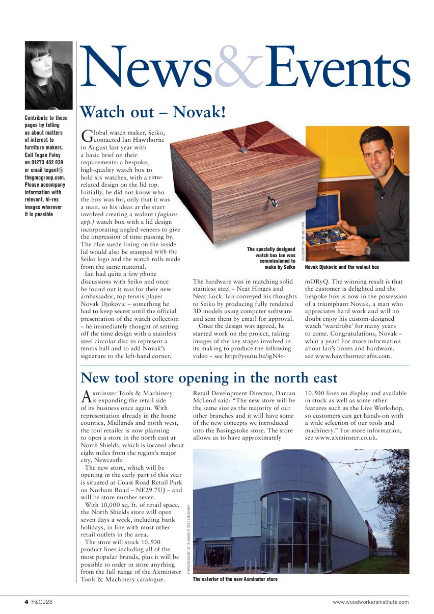 Furniture Cabinetmaking第228期