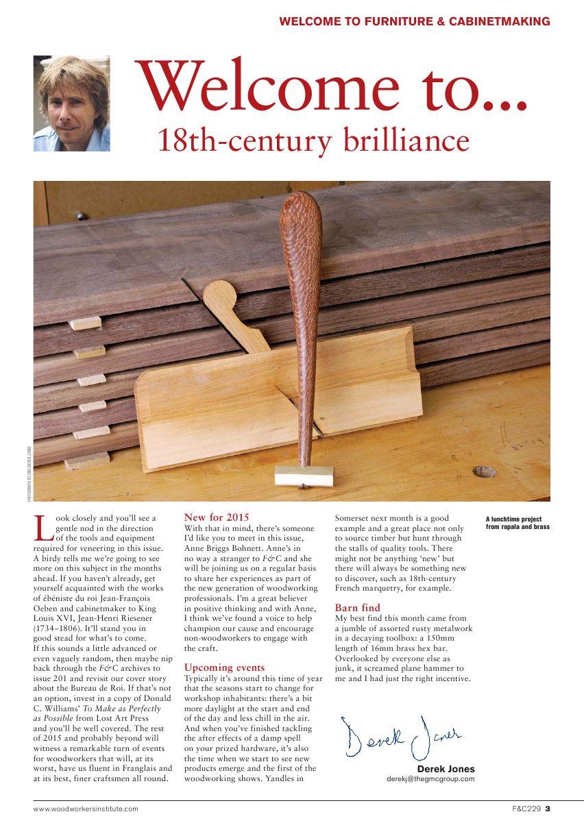 Furniture Cabinetmaking第229期