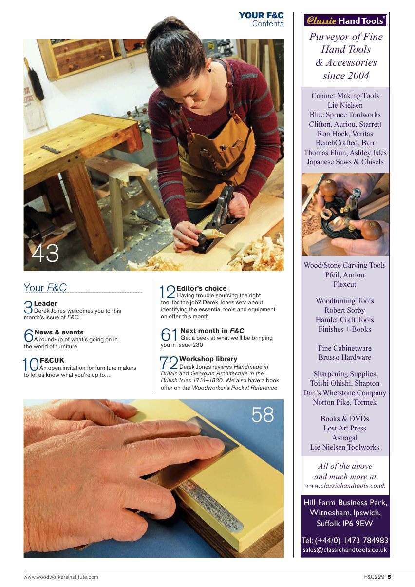 Furniture Cabinetmaking第229期