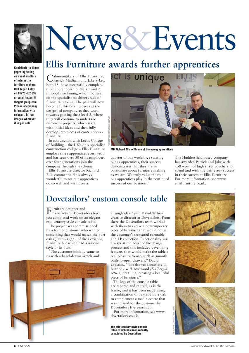 Furniture Cabinetmaking第229期