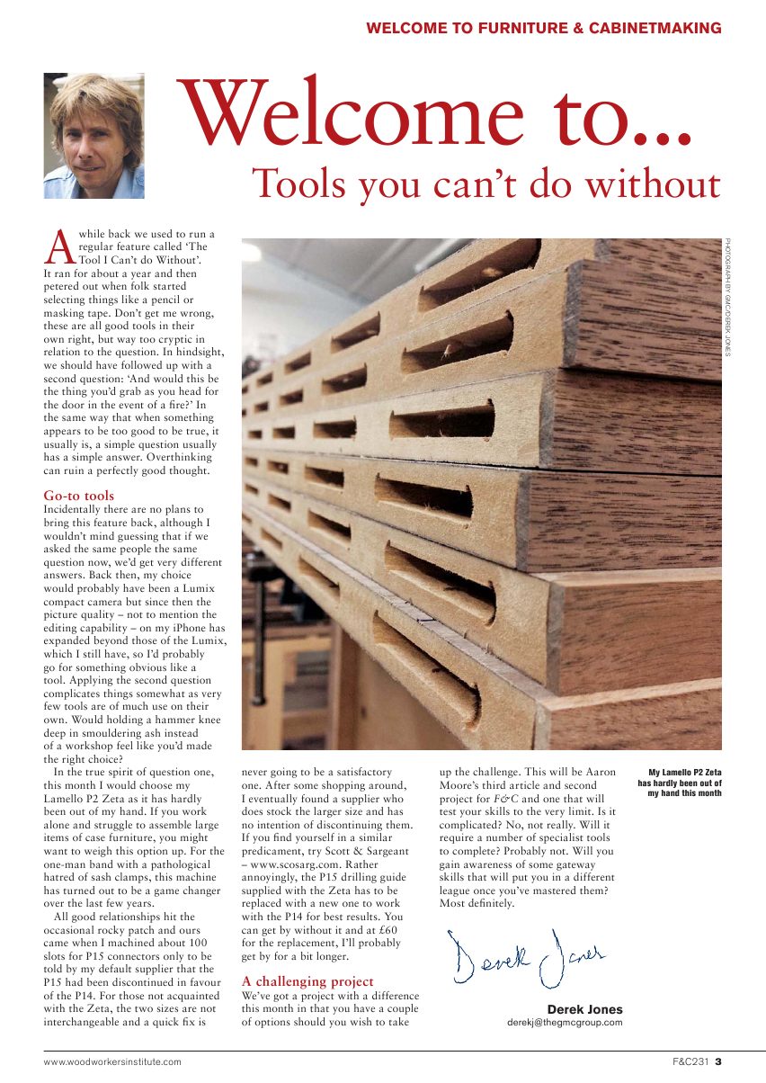 Furniture Cabinetmaking第231期