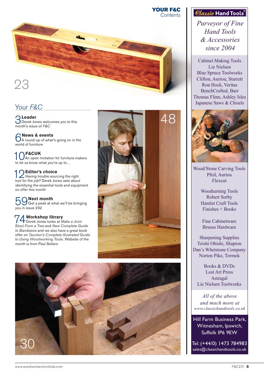 Furniture Cabinetmaking第231期