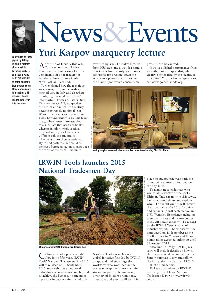 Furniture Cabinetmaking第231期