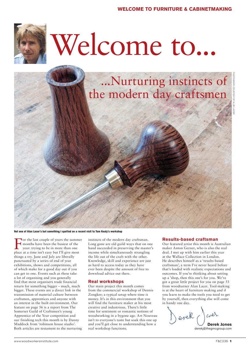 Furniture Cabinetmaking第236期