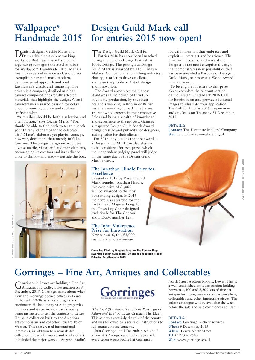 Furniture Cabinetmaking第238期