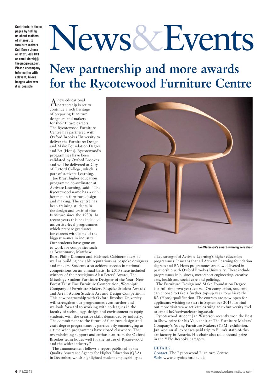 Furniture Cabinetmaking第243期