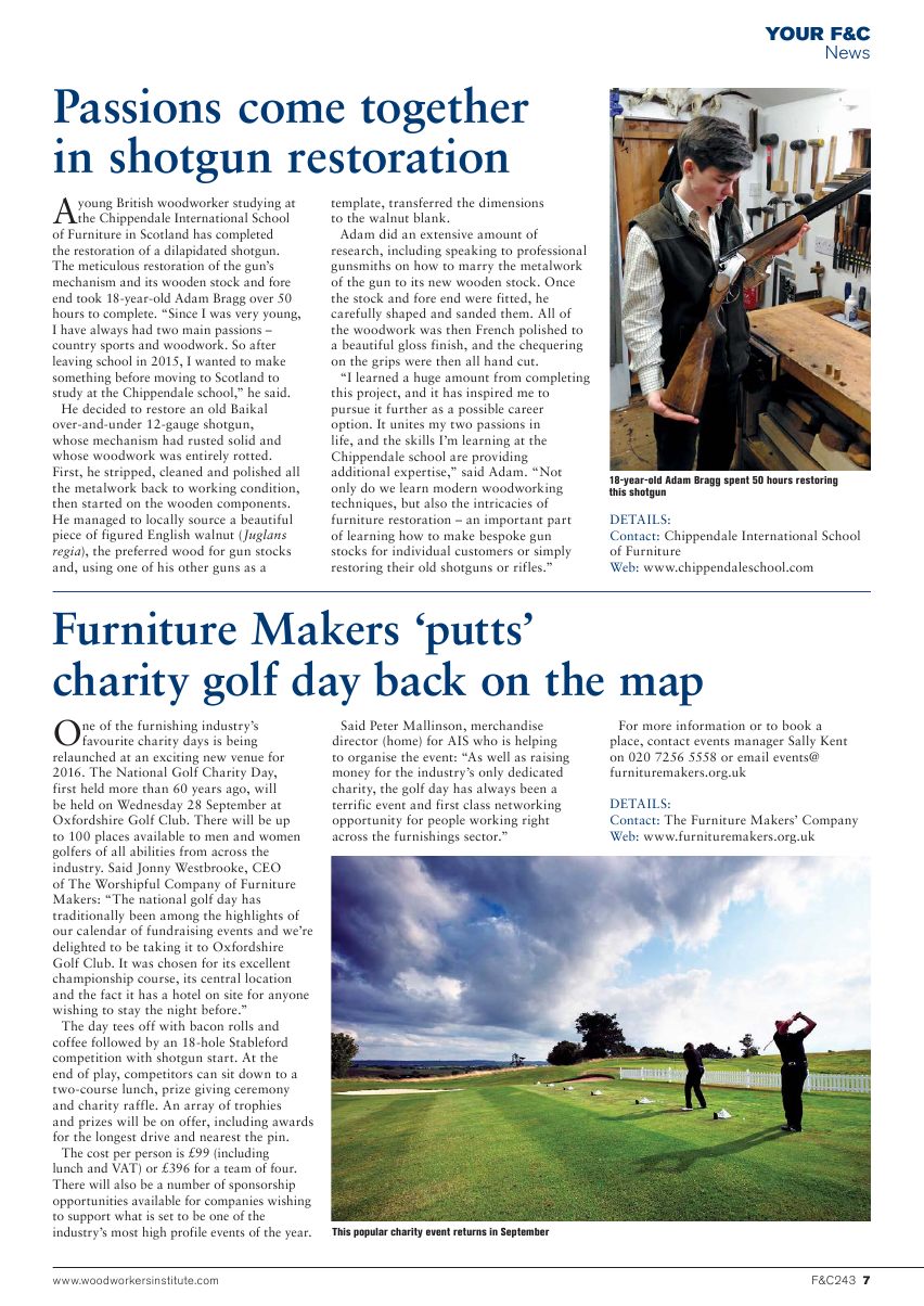 Furniture Cabinetmaking第243期