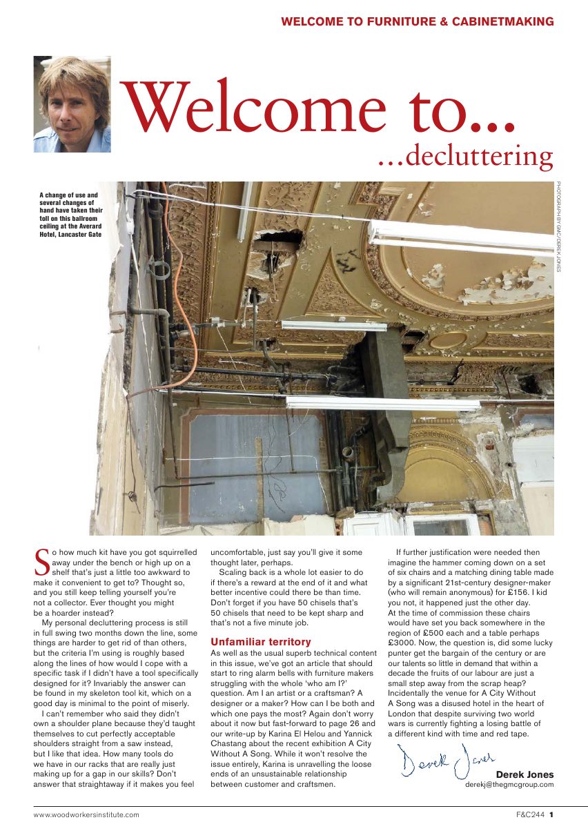 Furniture Cabinetmaking第244期