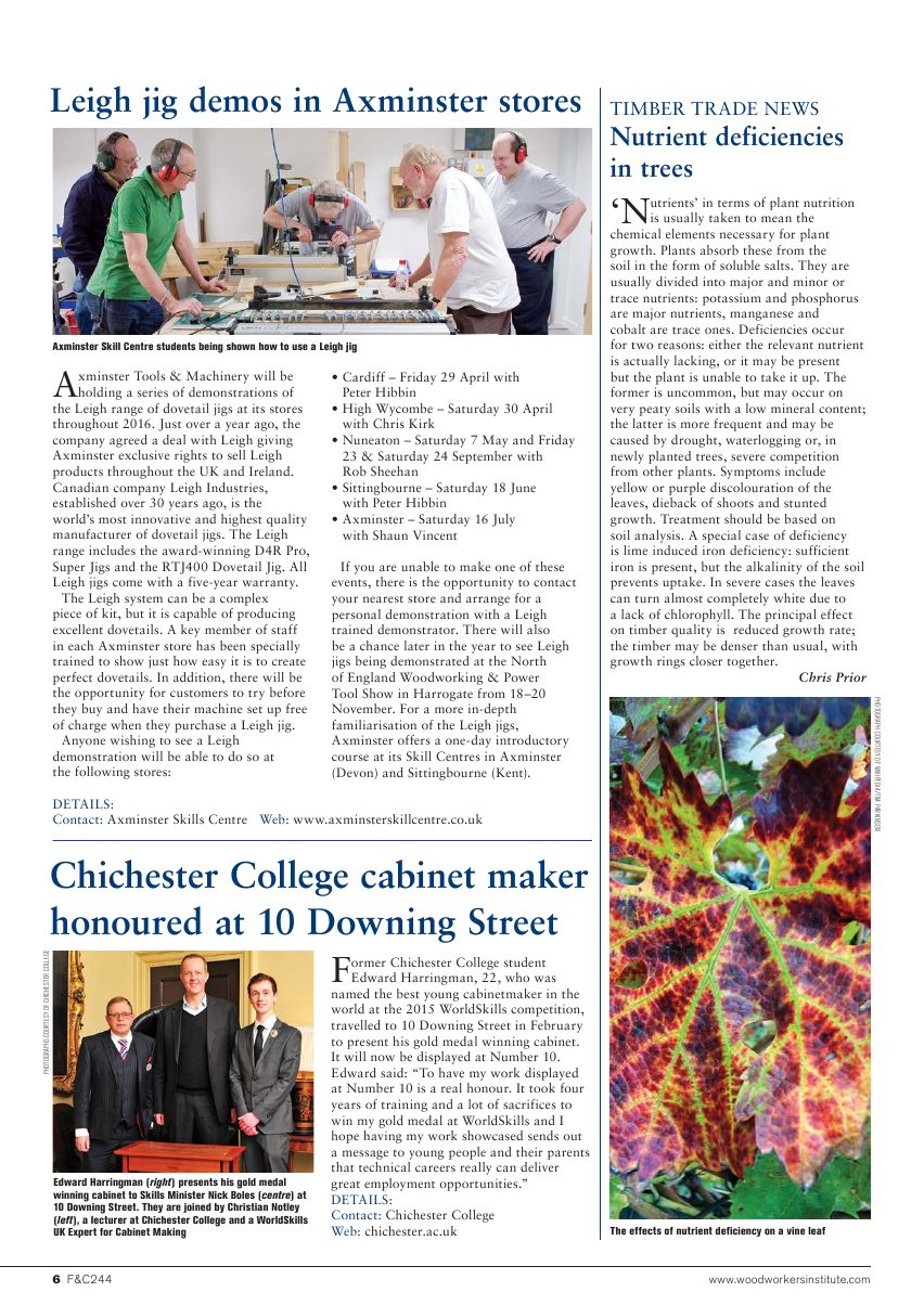 Furniture Cabinetmaking第244期