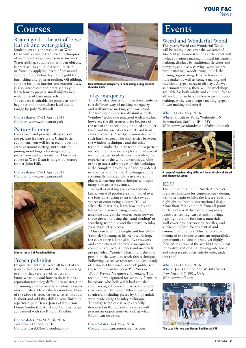 Furniture Cabinetmaking第244期