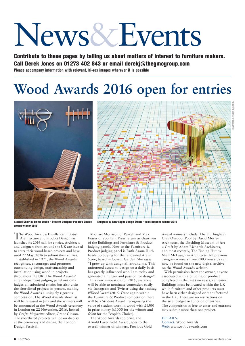 Furniture Cabinetmaking第245期