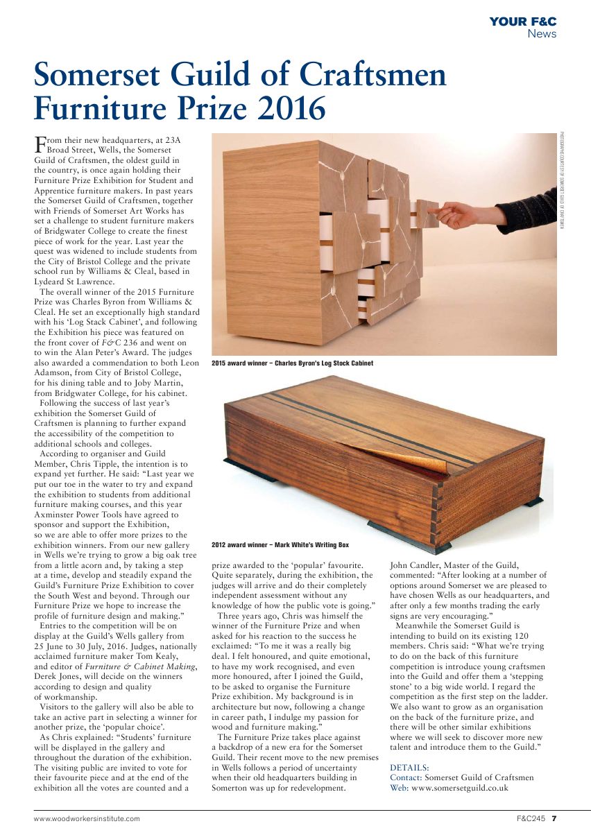 Furniture Cabinetmaking第245期