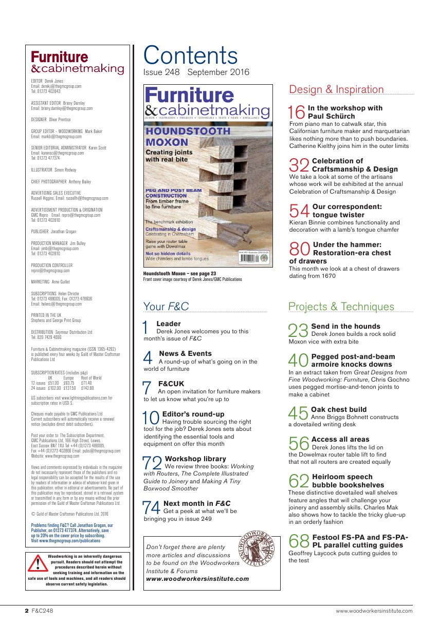 Furniture Cabinetmaking第248期