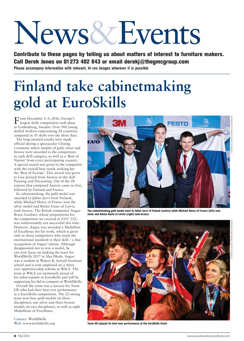 Furniture Cabinetmaking第254期