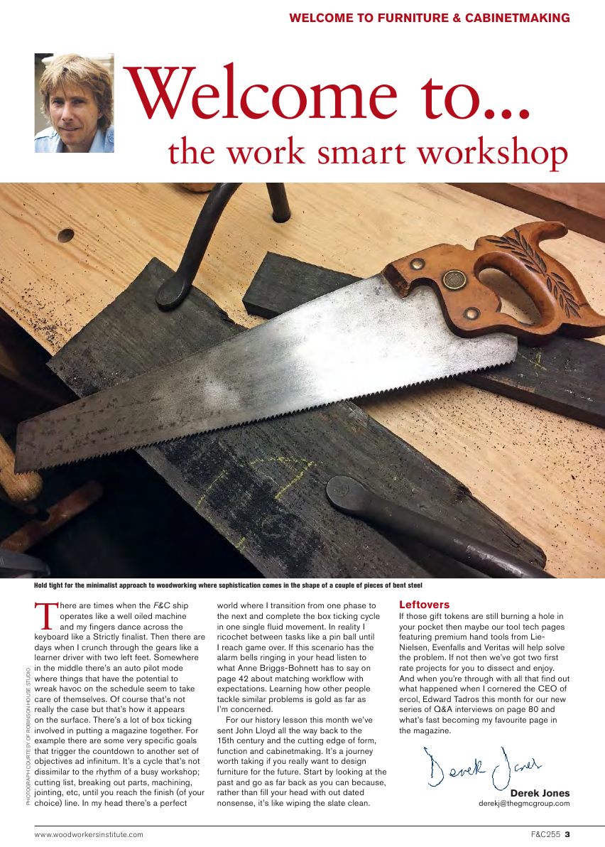 Furniture Cabinetmaking第255期