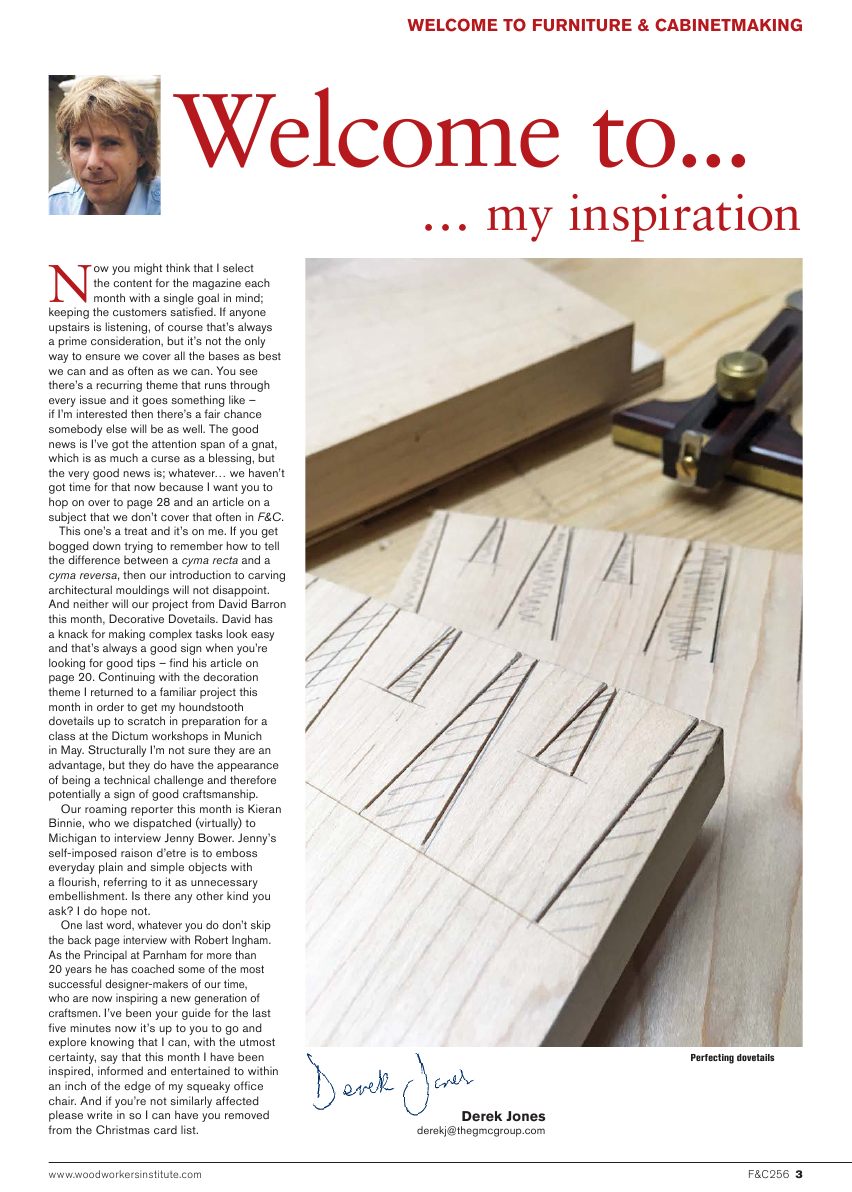 Furniture Cabinetmaking第256期