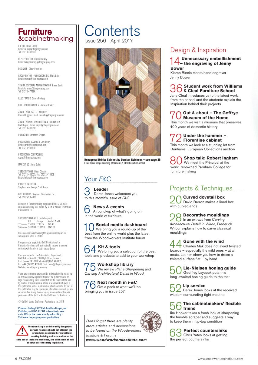 Furniture Cabinetmaking第256期