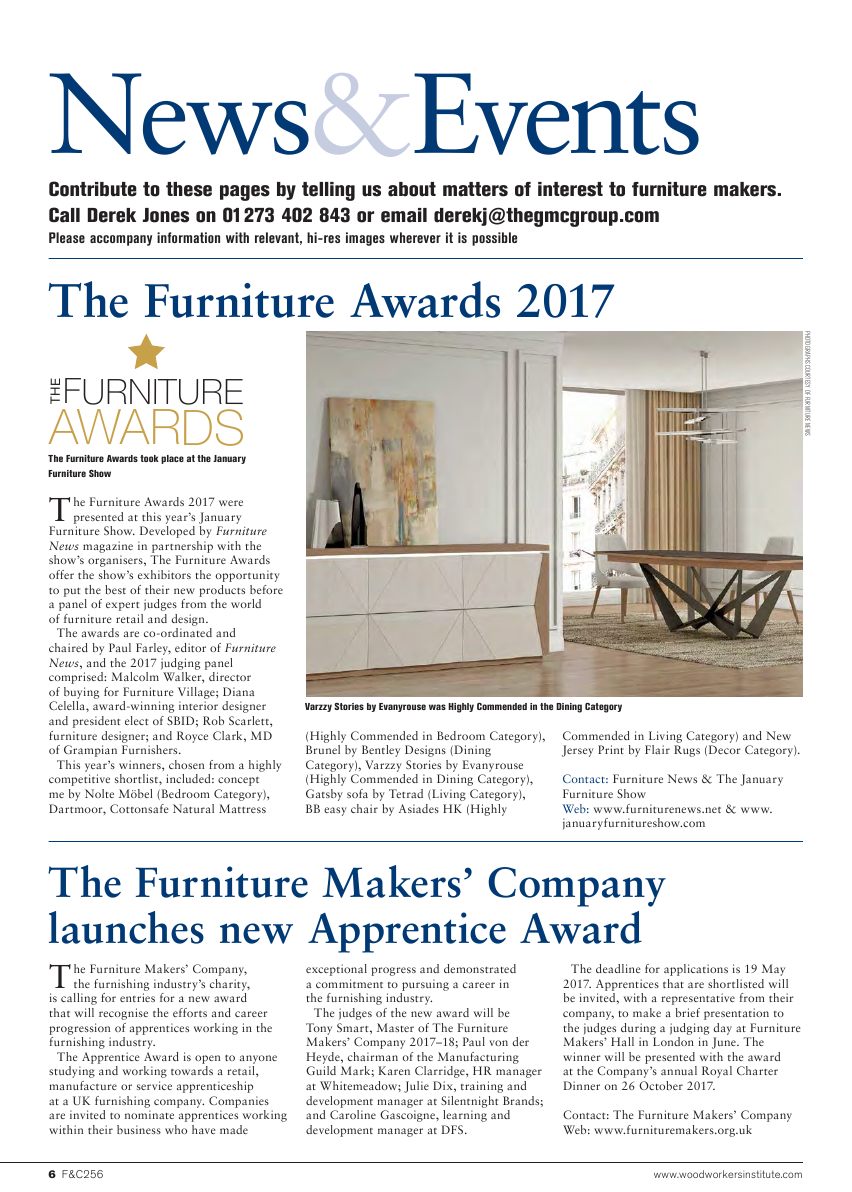 Furniture Cabinetmaking第256期