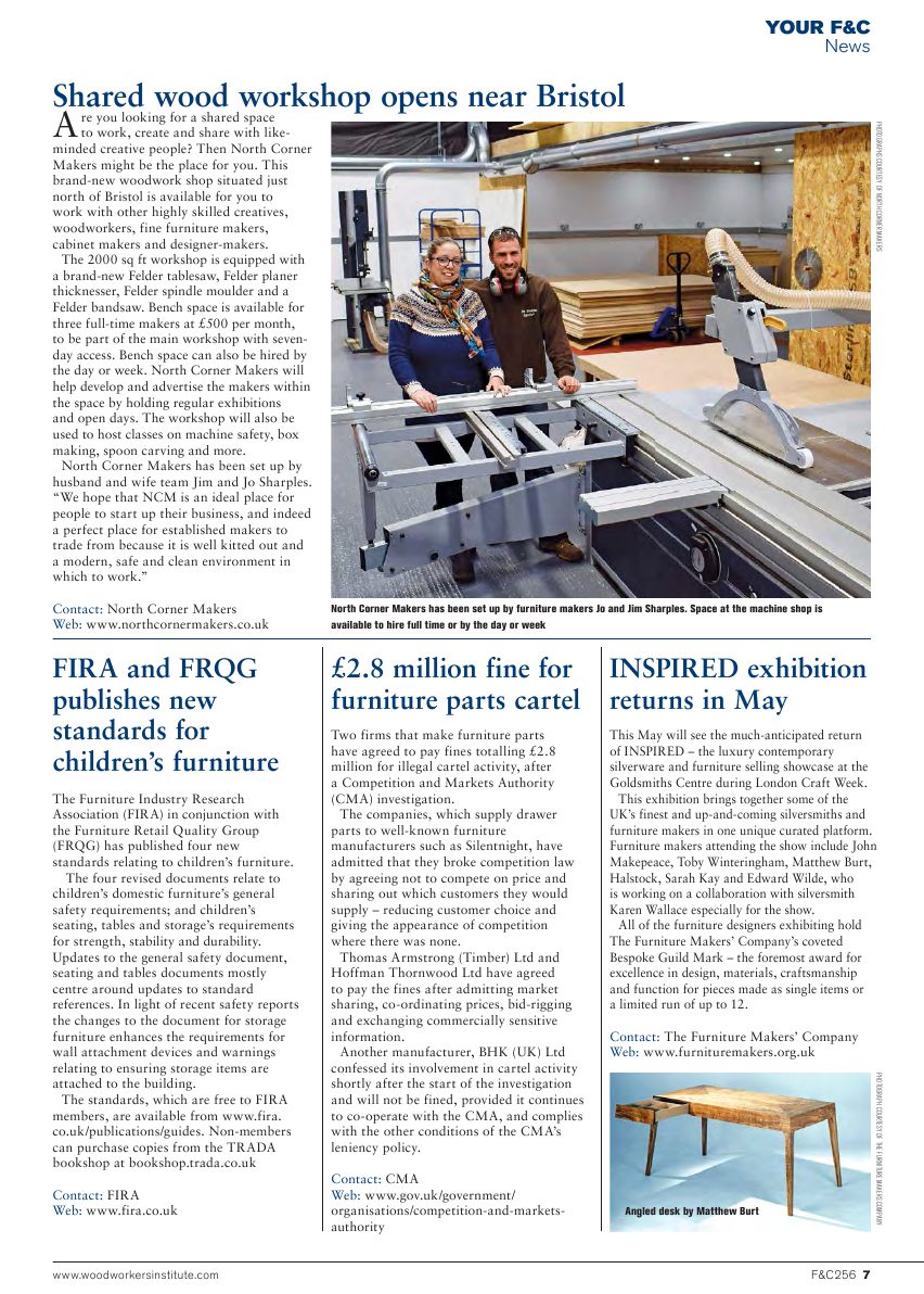 Furniture Cabinetmaking第256期