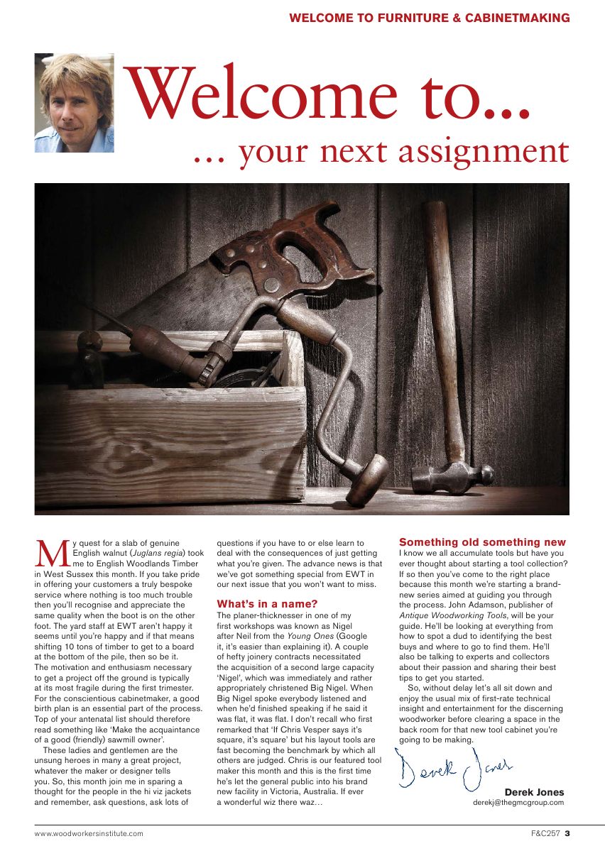 Furniture Cabinetmaking第257期