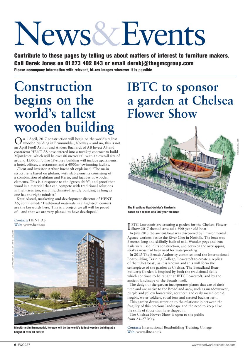 Furniture Cabinetmaking第257期