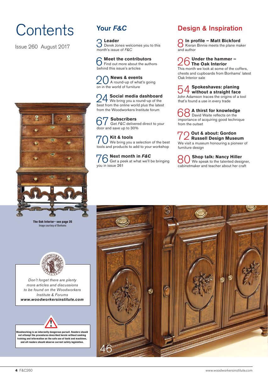 Furniture Cabinetmaking第260期