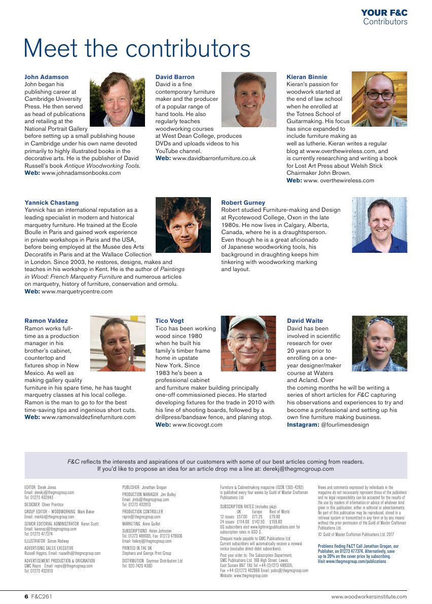 Furniture Cabinetmaking第261期