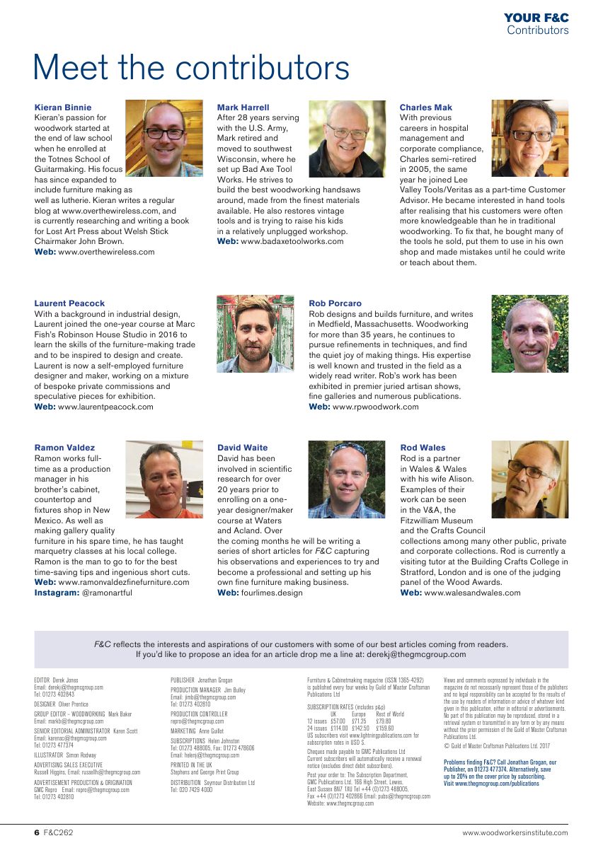 Furniture Cabinetmaking第262期