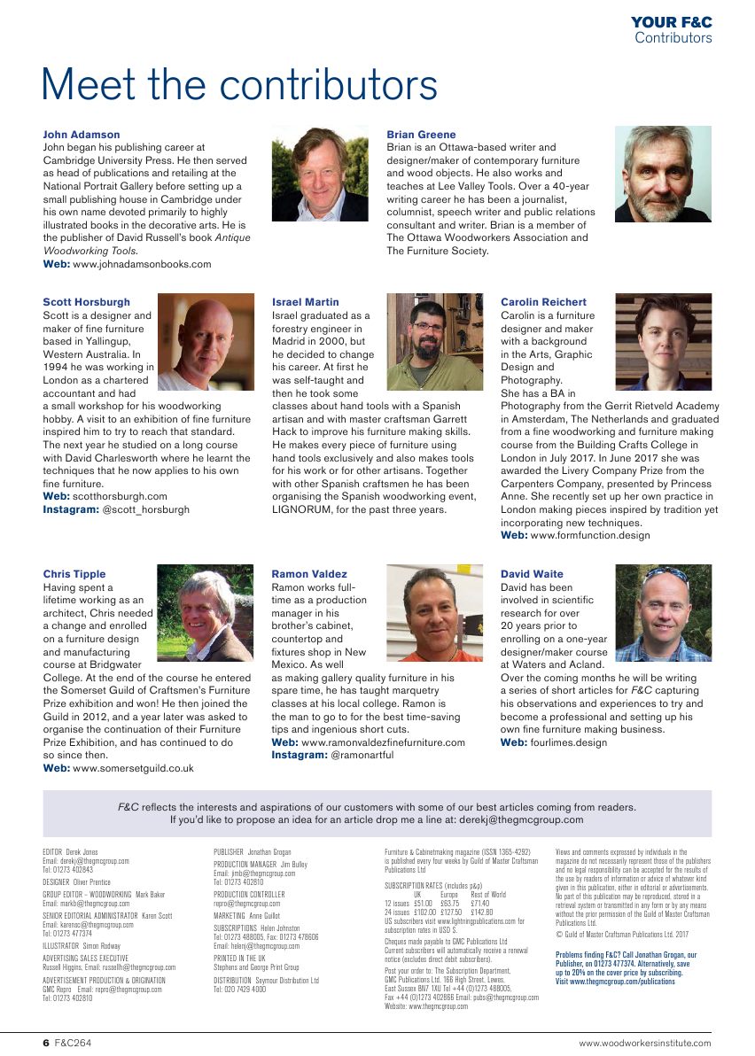 Furniture Cabinetmaking第264期