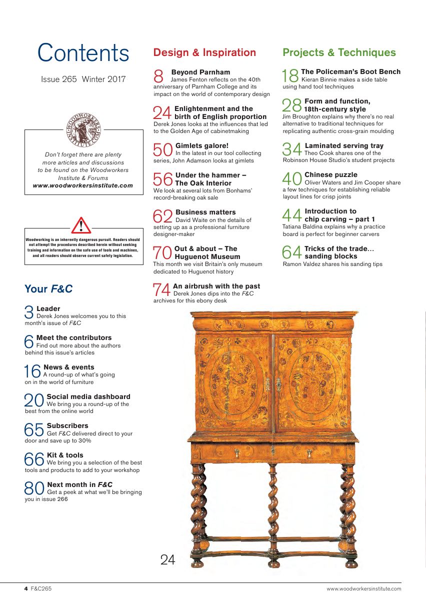 Furniture Cabinetmaking第265期