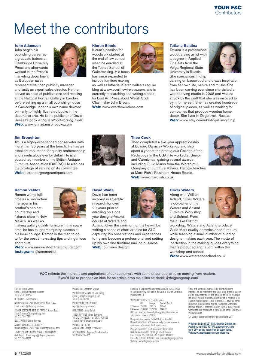 Furniture Cabinetmaking第265期